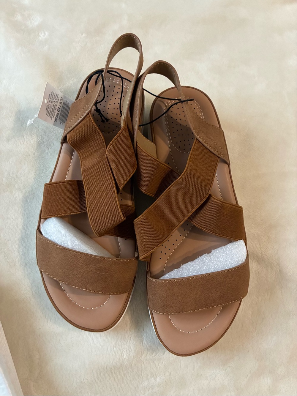 Pennysue women air cushion sandals size 7